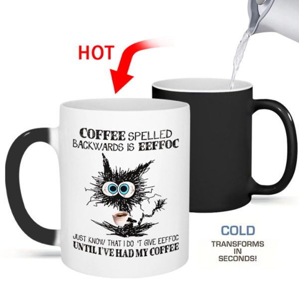 11oz Magic Color-Changing Ceramic Mug – Creative Couple Gift