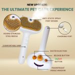 Steam Pet Brush – Spray Hair Removal Comb for Cats & Dogs