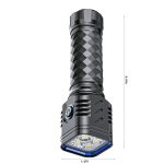 USB Rechargeable Aluminum Flashlight – 3 Modes & Safe