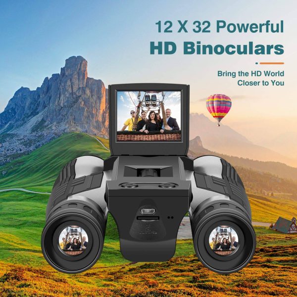 HD Multi-Function Outdoor Binoculars w/Night Vision & Camera