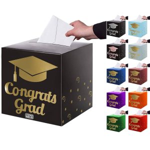 Foldable Cardboard Decoration Box for Graduation Party
