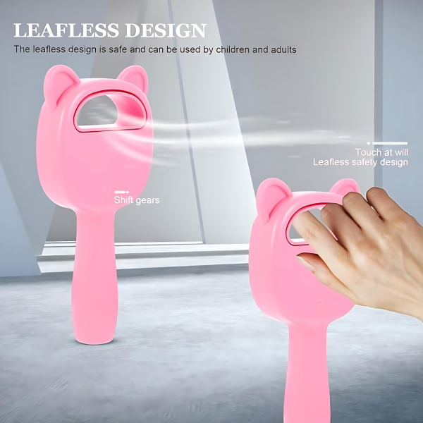 Mini Handheld USB Desktop Fan – Bladeless & Adjustable