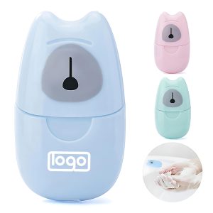 50 Pieces Portable Disposable Travel Soap Paper