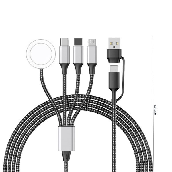 Magnetic 4-in-1 Charging Cable for Phone & Watch