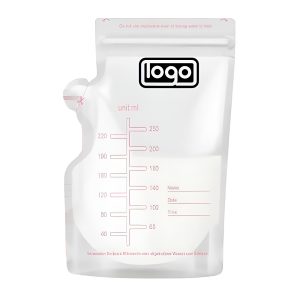 8.45oz Breastmilk Storage Bags with Measurement Markings