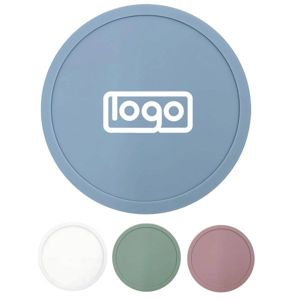 Anti-stain silicone heat-insulating coasters