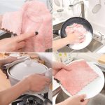 Thick Microfiber Dish Cloth – Absorbent & Scratch-Free