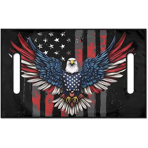 Dust-Proof Tour Bus Seat Cover – USA Flag Fleece Design