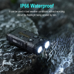 Mini USB Keychain Flashlight – High-Lumen Dual-Mode RGB