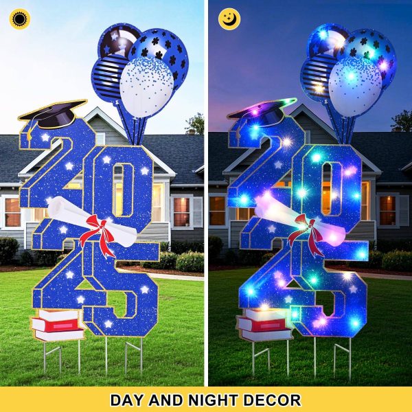 Outdoor Lawn Graduation Yard Signs-Party Decoration