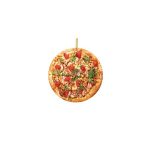 Cute Acrylic Pizza Slice Christmas Ornament For Tree Decor