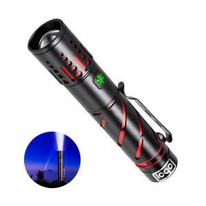 Aluminum Outdoor Laser Flashlight –Waterproof & Rechargeable