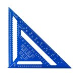 7 Inch Aluminum Triangle Ruler-Metric & Imperial Scale