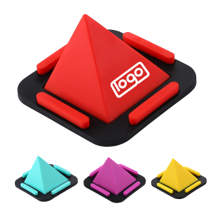 Pyramid-Shaped Silicone Phone Holder – Adjustable Angle