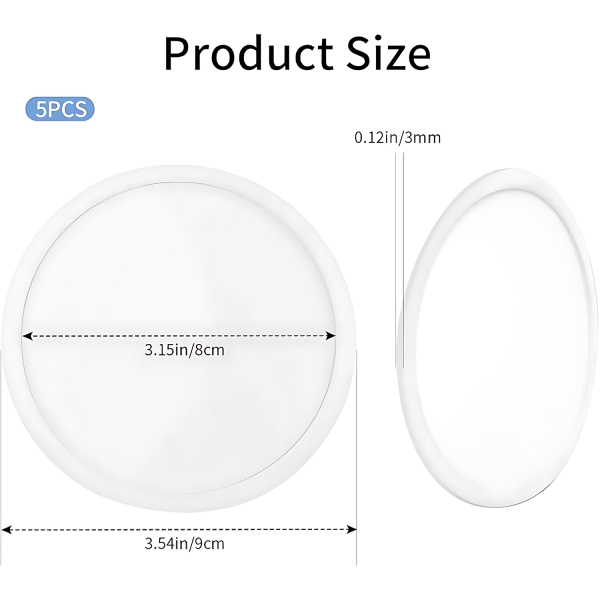 Anti-stain silicone heat-insulating coasters