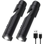Emergency Safety Flashlight – Window Breaker & Strobe Light