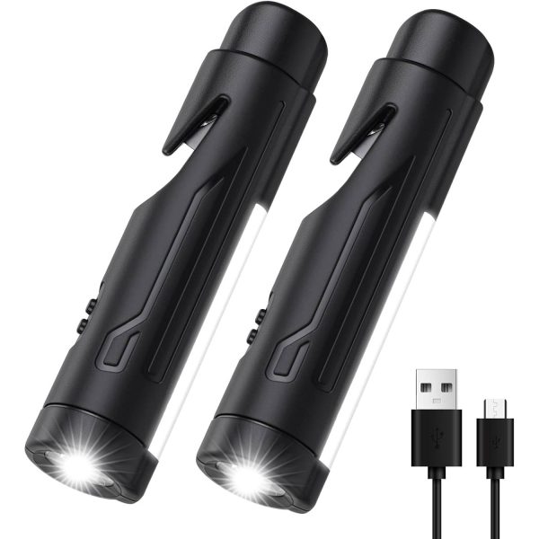 Emergency Safety Flashlight – Window Breaker & Strobe Light