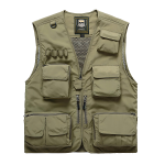 Multi-functional Outdoor Quick-Drying Vest w/ Mesh & Zipper