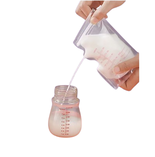 8.45oz Breastmilk Storage Bags with Measurement Markings