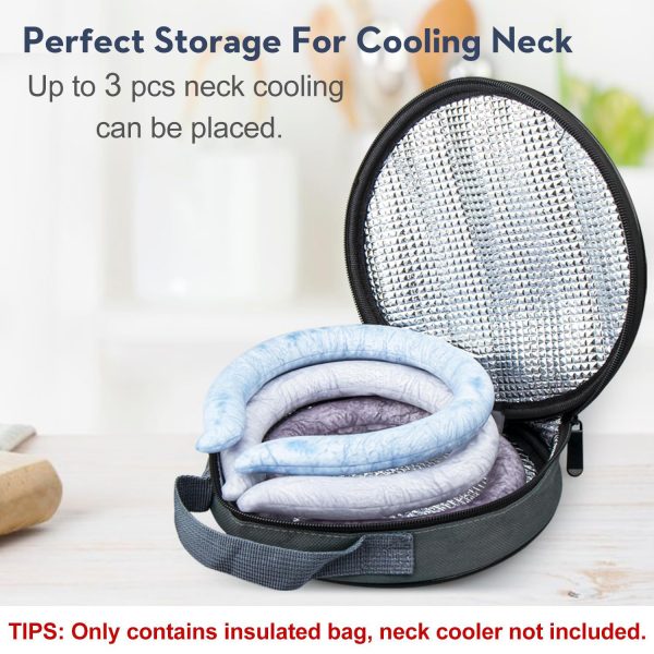 Neck Cooling Tube Insulated Bag for Outdoor Travel