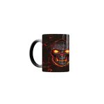 13oz Heat Sensitive Color Changing Ceramic Skull Design Mug