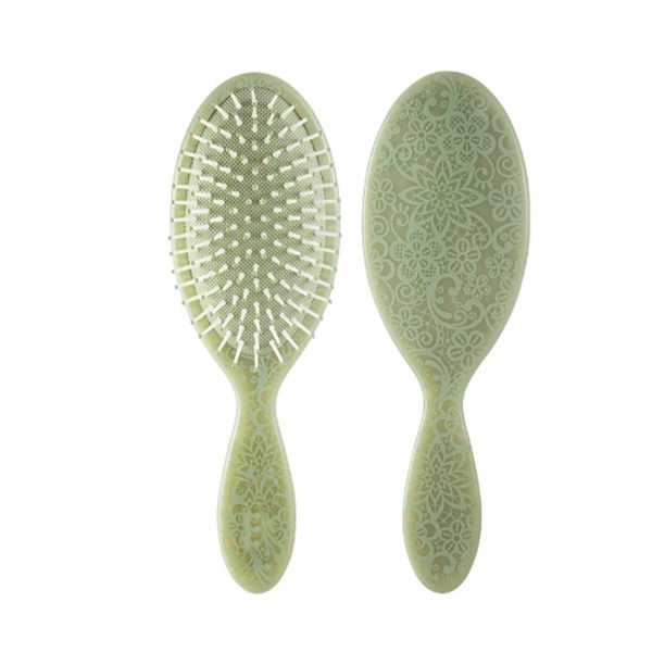 Totem Print Oval Hair Brush - Women’s Massage Comb