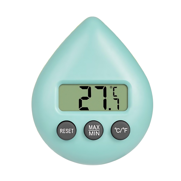 Teardrop-shaped Indoor Electronic Thermometer