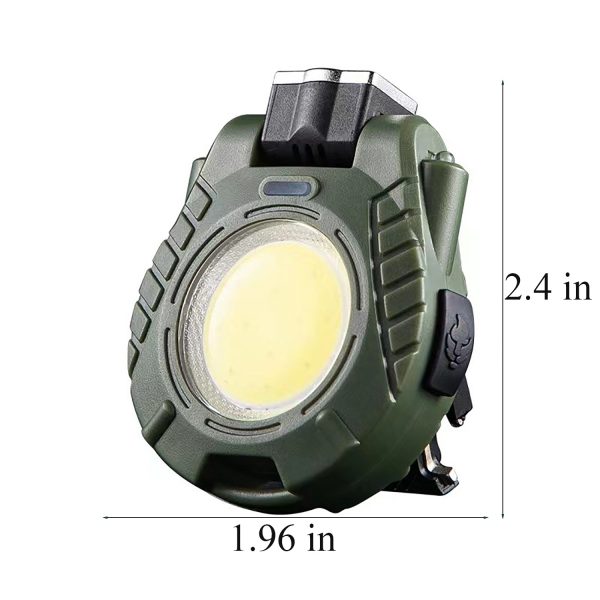 Magnetic Motion Sensor Headlamp with Clip & Bottle Opener