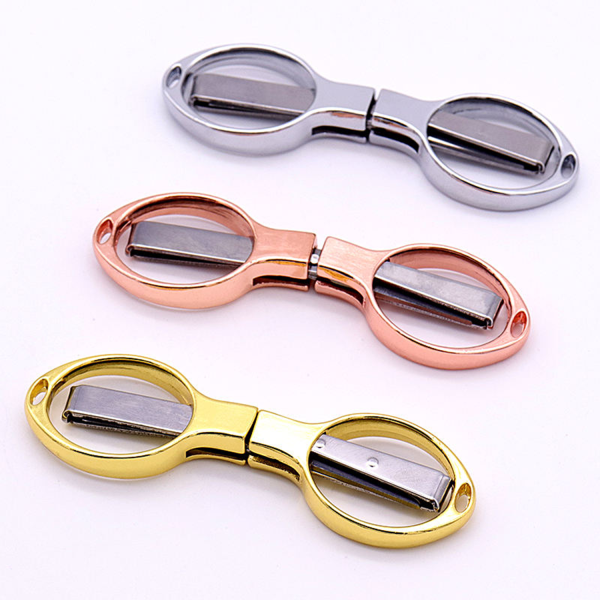 Mini Folding Scissors – Portable Multi-Tool w/ Metal Handle