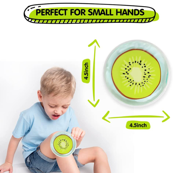 Kids' Reusable Fruit Ice Pack - Hot & Cold for Pain Relief