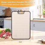 Food-Grade Wheat Stainless Steel Cutting Board—Antibacterial