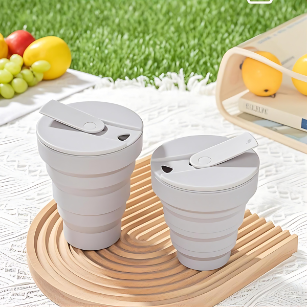 12oz/16oz Foldable Travel Coffee Cup – Telescopic Design