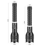 USB-C Rechargeable Flashlight – Zoom Beam & Power Alert