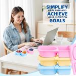 Leakproof Silicone Food Storage Box – Portable & Compartment