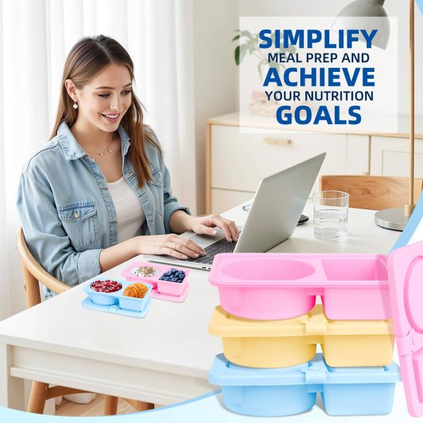 Leakproof Silicone Food Storage Box – Portable & Compartment