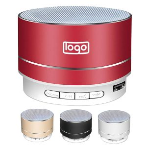 Metal Wireless Bluetooth Speaker – Compact & Deep Bass