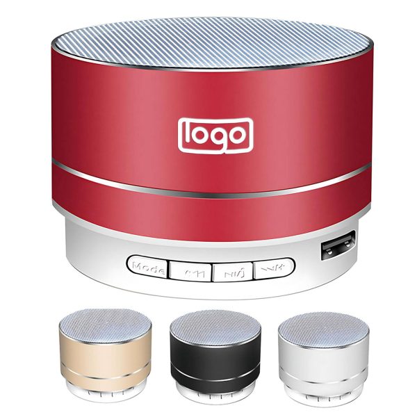 Metal Wireless Bluetooth Speaker – Compact & Deep Bass