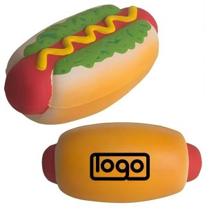 Hot Dog-Shaped PU Foam Stress Toy – Fun & Squeezable