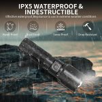 USB-C Rechargeable Flashlight – Waterproof & Zoomable