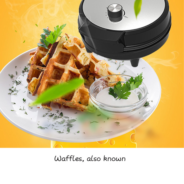 Stainless Steel Waffle Maker – Non-Stick & Safe