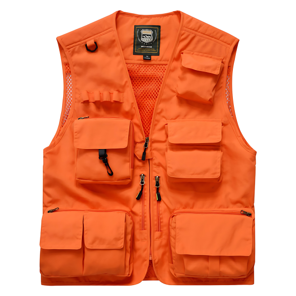 Multi-functional Outdoor Quick-Drying Vest w/ Mesh & Zipper