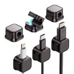 6PCS Magnetic Cable Clips – Desk & Phone Cord Organizer