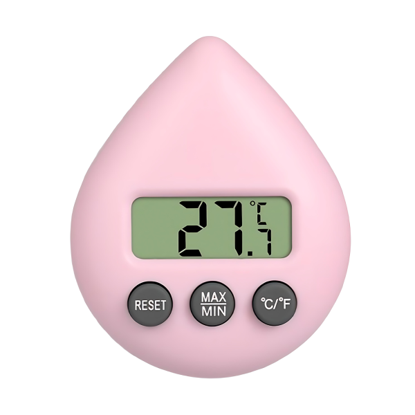 Teardrop-shaped Indoor Electronic Thermometer