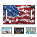 Dust-Proof Tour Bus Seat Cover – USA Flag Fleece Design