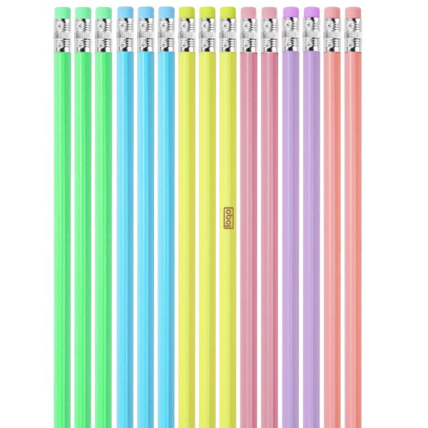 Wooden Pencils - Smooth Writing & Easy Sharpening