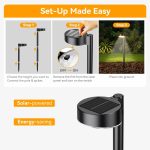 Outdoor Solar LED Garden Lights—Ground Insertion Decor