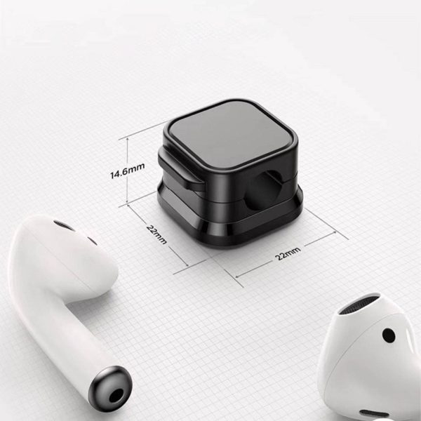 6PCS Magnetic Cable Clips – Desk & Phone Cord Organizer