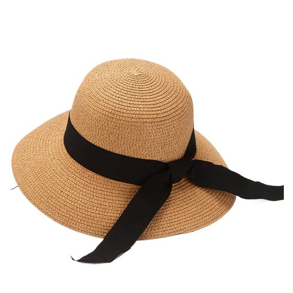 Fashionable Wide Brim Straw Hat for Travel & Outdoors
