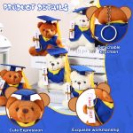 Adorable Graduation Plush Doctor Bear Toy – Perfect Keepsake