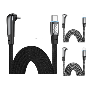 60W Vehicle Elbow Cable – Fast Charging & Data Transfer